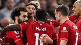 Selebrasi gol pembuka Liverpool oleh Sadio Mane ke gawang Chelsea, akhirnya laga berakhir dengan 2-2 (Foto Skysports)