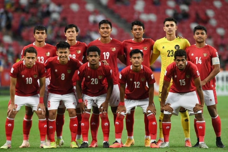 Skuad Timnas Indonesia yang berlaga di Piala AFF 2020. | Sumber: Goal Media Indonesia 