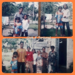 Nana beserta saudara lainnya telah berkumpul dengan famili dari adik ibunya di Desa Paya Lumpat, Kab. aceh Barat. (Dok. F. Tanjung)