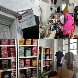 Suasana ruang kerja Rumah Batik Wistara Surabaya kala dikunjungi penulis. | Dokumentasi pribadi penulis