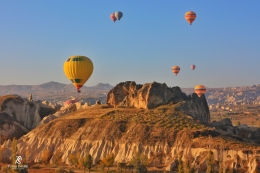 Salah satu aktivitas wisata paling populer di Cappadocia. Sumber: dokumentasi pribadi