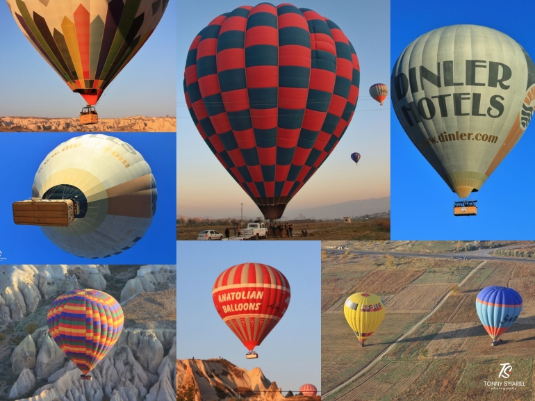 Hot Air Ballooning di Cappadocia. Sumber: dokumentasi pribadi