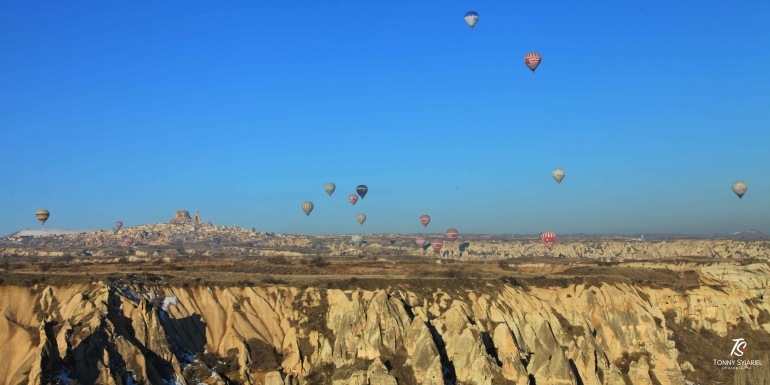 Panorama Cappadocia dan Balon Udara. Sumber: dokumentasi pribadi