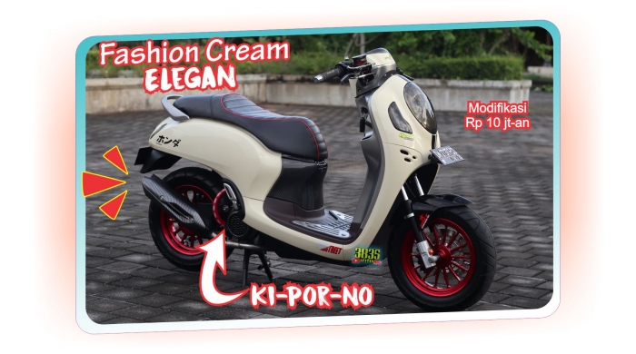 New Scoopy Fashion Cream 2021 Modif Keren/dokpri