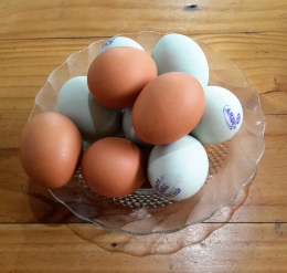 Telur Ayam rebus dan Telur Asin siap santap | Dok.Pri
