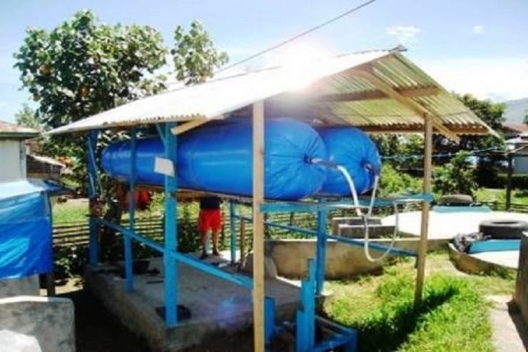 Biogas desa Paling Serumpun, Foto LTA/dokpri