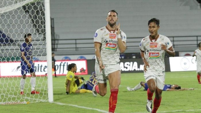 Marko Simic Cetak 2 Gol untuk Persija Jakarta saat Kalahkan PSIS 2-1 (Foto: Tribunnews/Muhammad Nursina)