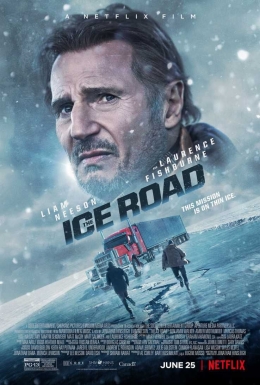 Sumber foto : cinemags.co.id | Ilustrasi Poster Film The Ice Road