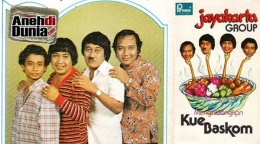 Sampul kaset bergambar Uu, Johny, Jojon, dan Cahyono dari Jayakarta Grup (Sumber: kasetlalu.com) 