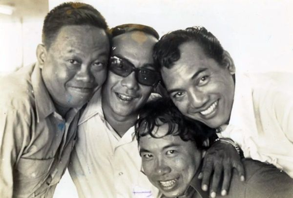 Dari kiri: Iskak, Bing Slamet, Ateng, dan Eddy Sud yang tergabung dalam Kwartet Jaya (Sumber: kompas.id)