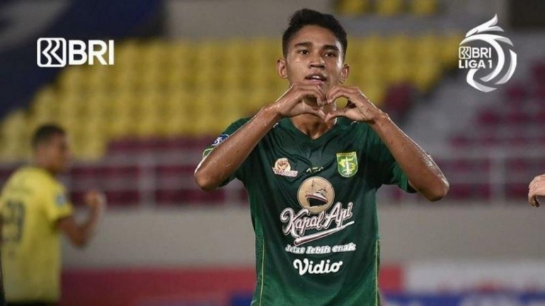 Marselino Ferdinan (17 tahun) dinilai pantas masuk tim Indonesia untuk Piala AFF U-23 di Kamboja Februari nanti/Tribunnews/Instagram Liga 1