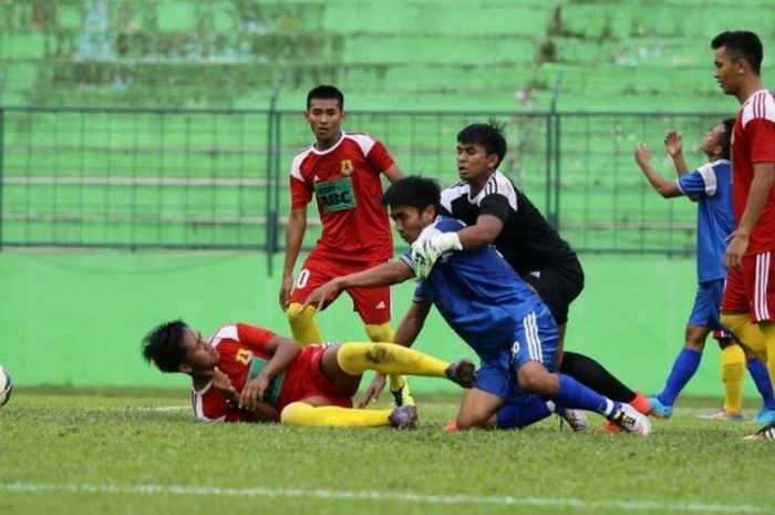Pertandingan Liga 3 Jawa Timur 2017 (Suci Rahayu/Juara.net)