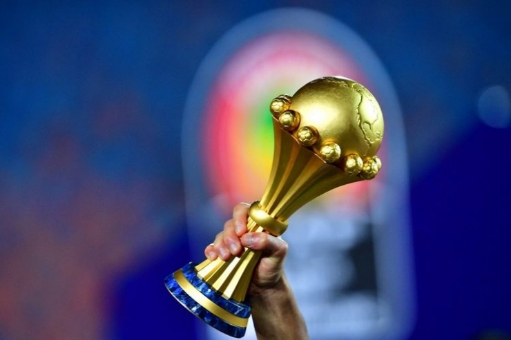 Trofi Piala Afrika.| Sumber: Giuseppe Cacace via Kompas.com