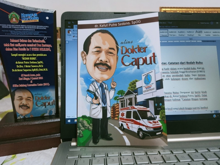 Buku kisah hidup dr. Ketut Putra Sedana,SpOG (dok.pribadi).
