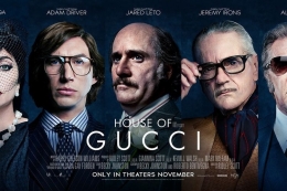 Poster film House of Gucci. (wmagazine via kompas.com)
