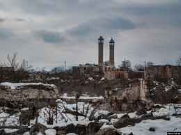 Kota Agdam pasca okupansi militer Armenia (Stephan Lohr/rferl.org)