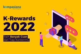 Banner K-Rewards 2022 dari kompasiana.com