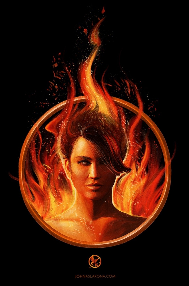 “Girl on Fire” by johnaslarona.tumblr.com