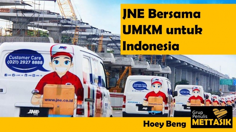 JNE bersama UMKM untuk Indonesia (kompas.com)