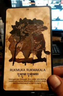 Kartu Wayang Oracle ( Dokumen Pribadi)