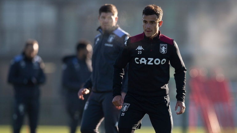 Phillippe Coutinho berkostum Aston Villa (Foto AVFC.co.uk). 