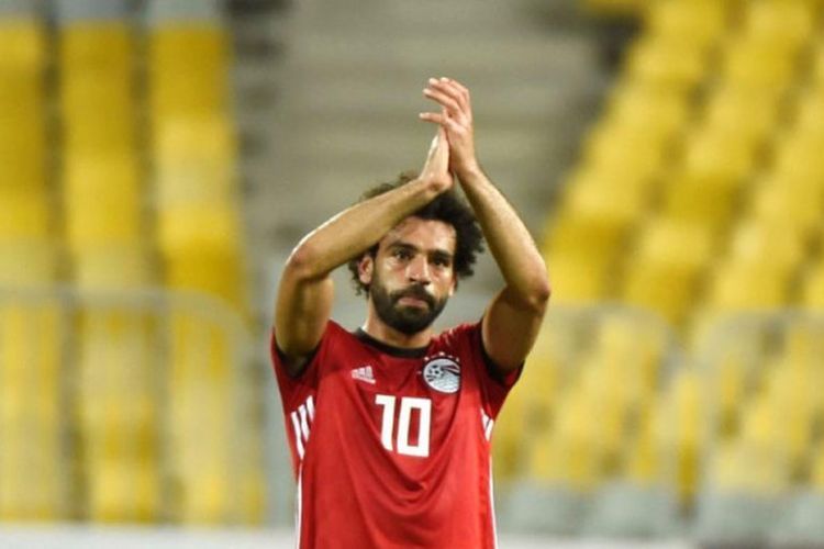Penyerang tim nasional Mesir, Mohamed Salah (Sumber : kompas.com)
