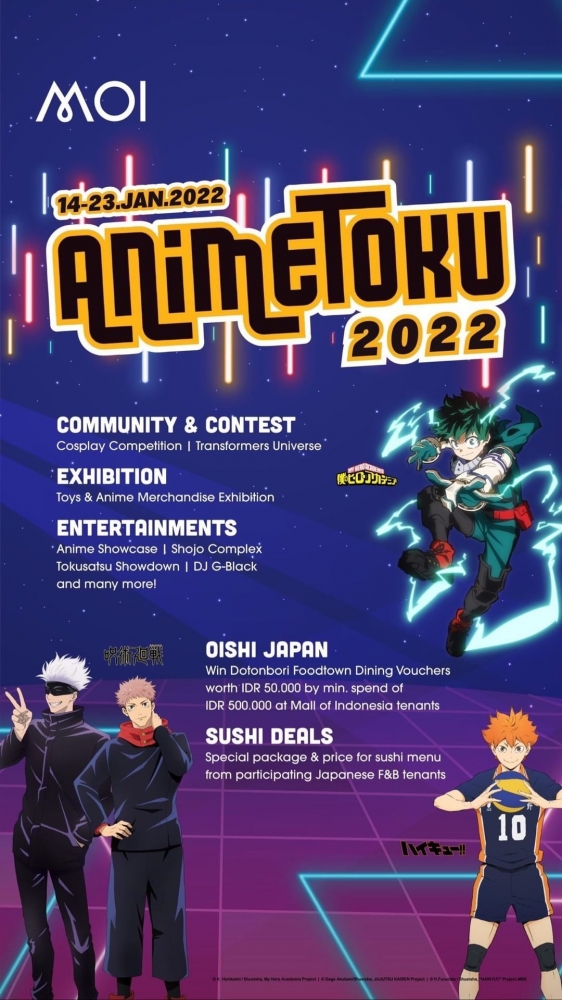 Animetoku Convention 2022, Mulai dari Mainan Sampai Cosplay Bisa