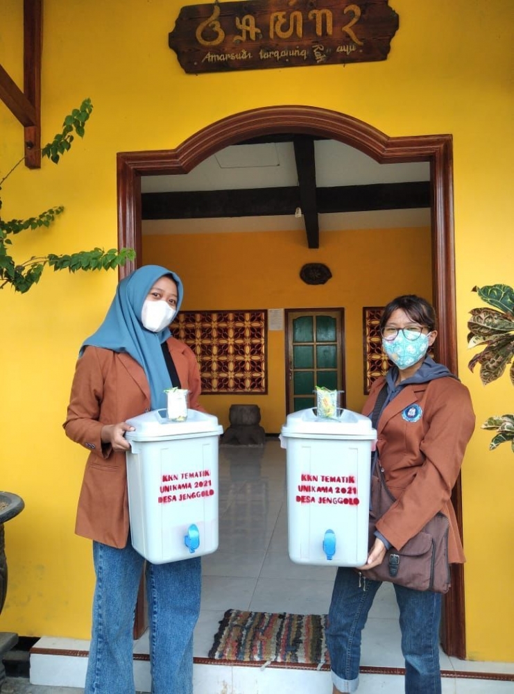Penambahan tempat cuci tangan di  Situs Krapyak