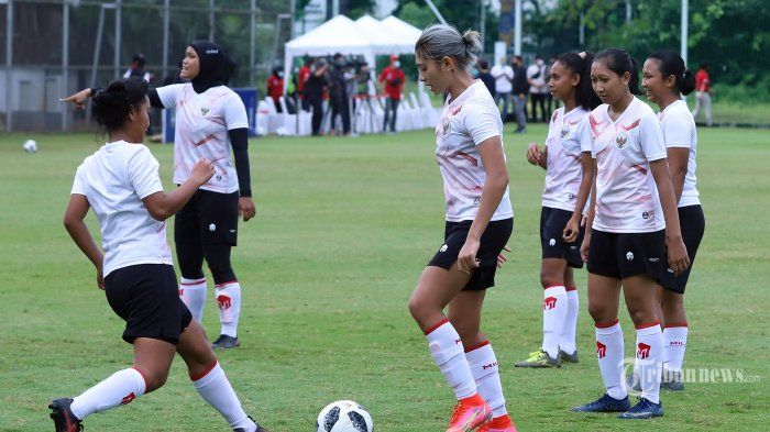 Hanya dengan 4 pemain klub, Timnas Putri Berjuang di Piala Asia Wanita AFC 2022 India - Tribunnews/Jeprima