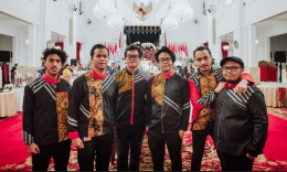 Nidji saat diundang tampil di Istana Presiden/ foto: Nidji.id