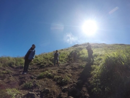 pendakian saya ke puncak gunung Penanggungan, dok. pribadi