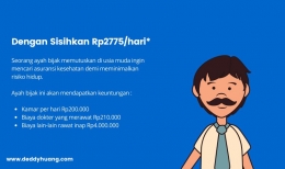 Sisihkan uang setiap hari untuk kesehatan (sumber: deddyhuang.com)