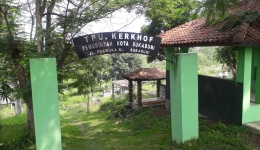 Gerbang TPU Kerkhof Sukabumi. Screenshot Google Map via Vidi Jensen.