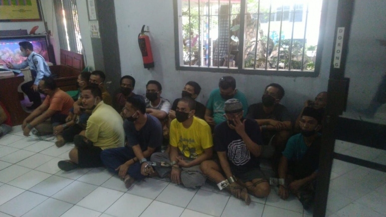 25 Napi tiba di Lapas Surabaya (dok: istimewa)