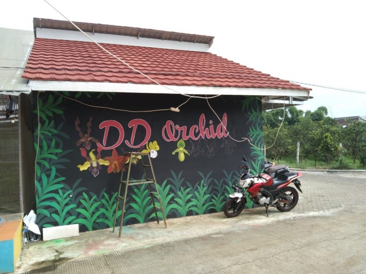Karya Seni Mural DD Orchid/dokpri