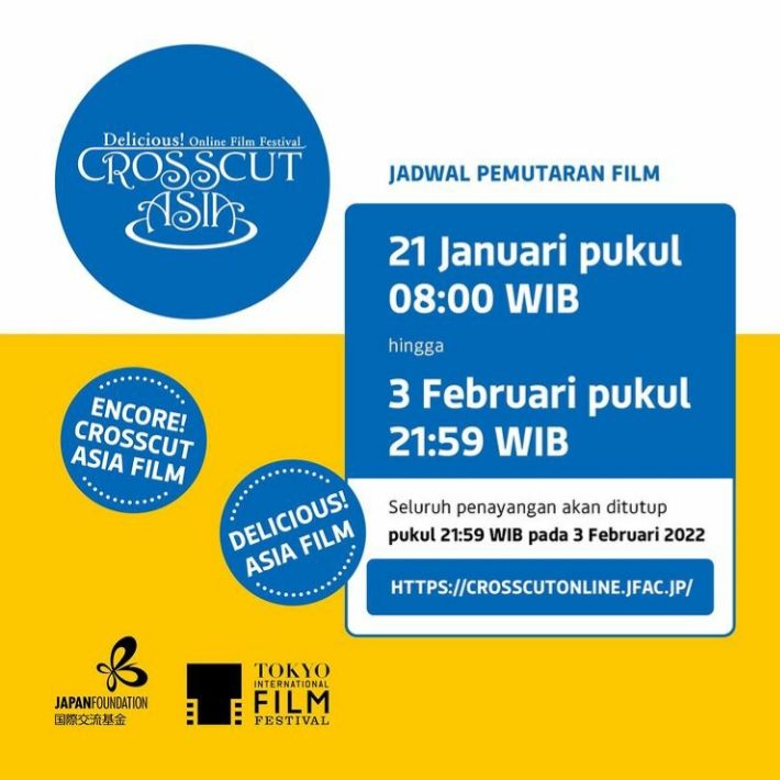 Festival film Pre Event JFF berjudul Crosscut Asia dimulai hari ini (sumber gambar:Instagram @IndonesiaJFF)