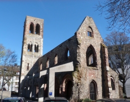 St. Christoph Kirche, rusak akibat bom PD II, foto Titi Lancu
