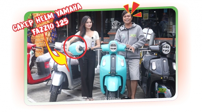 Lucu Helm Yamaha fazzio 125