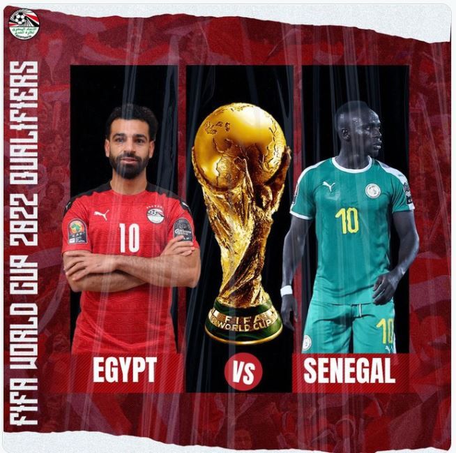   (Mesir dan Senegal akan saling tikam / sumber foto twitter EFA.eg)