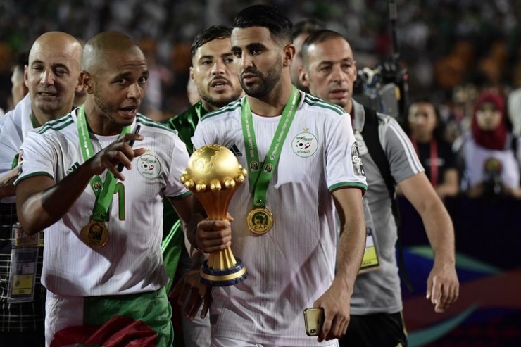 Tim nasional Aljazair kala menjadi juara Piala Afrika 2019 (Sumber : kompas.com)