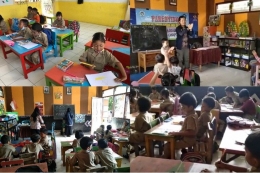 Kegiatan Pembelajaran Akademik (Menggambar, Mewarnai, dan Menulis) dan Non-Akademik (Edukasi Cara Mencuci Tangan dengan Benar) di TK Dharmawanita 1 dan TK Dharmawanita 2