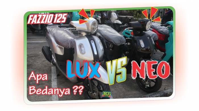 Perbedaan Fazzio 125 Lux dan neo tahun 2022/dokpri