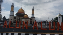Wajah baru Alun-Alun dan Mesjid  Agung di tengah kota Sukabumi. | Dokpri