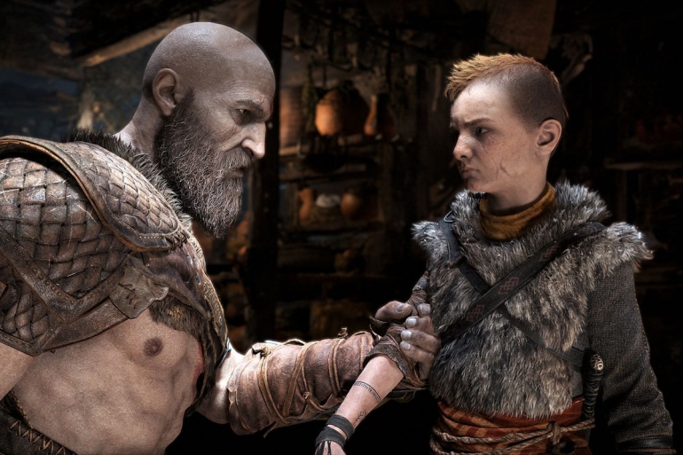 Picture.3 Kratos Encourage Atreus To Be Better (Source: Sony PlayStation)
