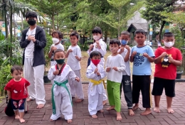 Taekwondo sebagai salah satu jembatan dalam mendukung kesehatan anak baik fisik, dan mental/dokpri