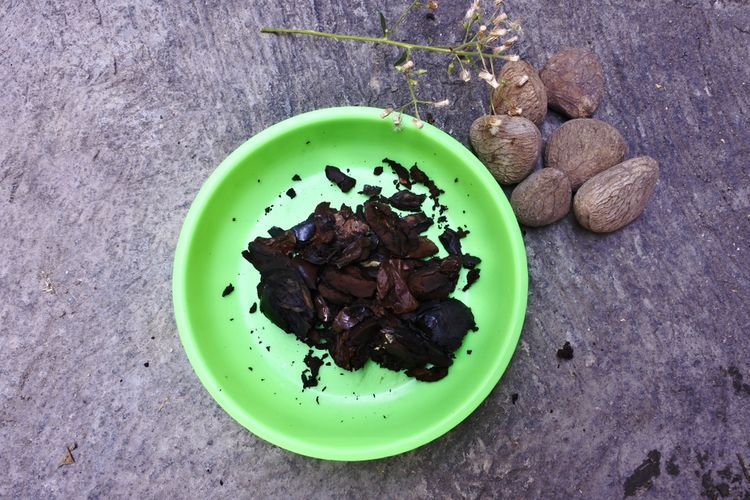 Kepayang alias kluwek yang berwarna hitam. Sumber: Nible.id