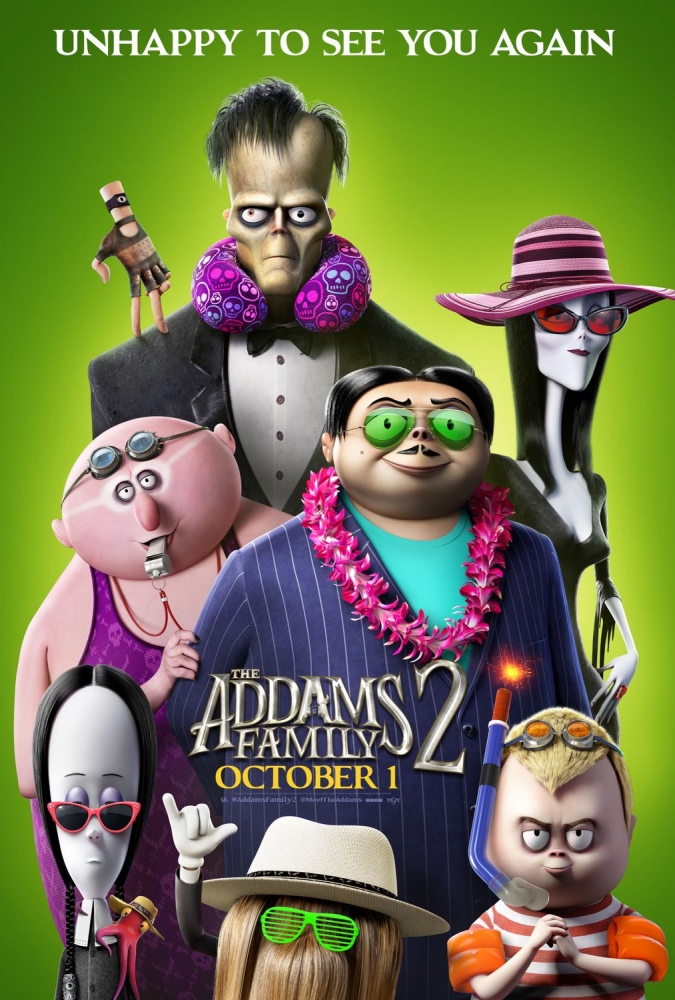  Ilustrasi Poster Resmi Film animasi The Addams Family 2 | Sumber foto : IMDb.com