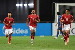 Gelandang Timnas, Ricky Kambuaya I Foto: Roslan RAHMAN/AFP via Kompas.com