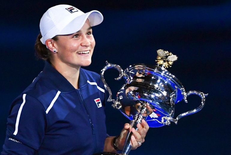 Ashleigh Barty juara Australian Open 2022/ foto: ausopen.com