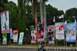 Media Kampanye Di Salah Satu Sudut Jalan | Sumber IDN Times Sulsel